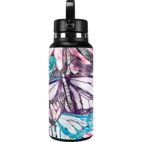California Monarch Collage Hydro Flask 32oz Wide Mouth Skin